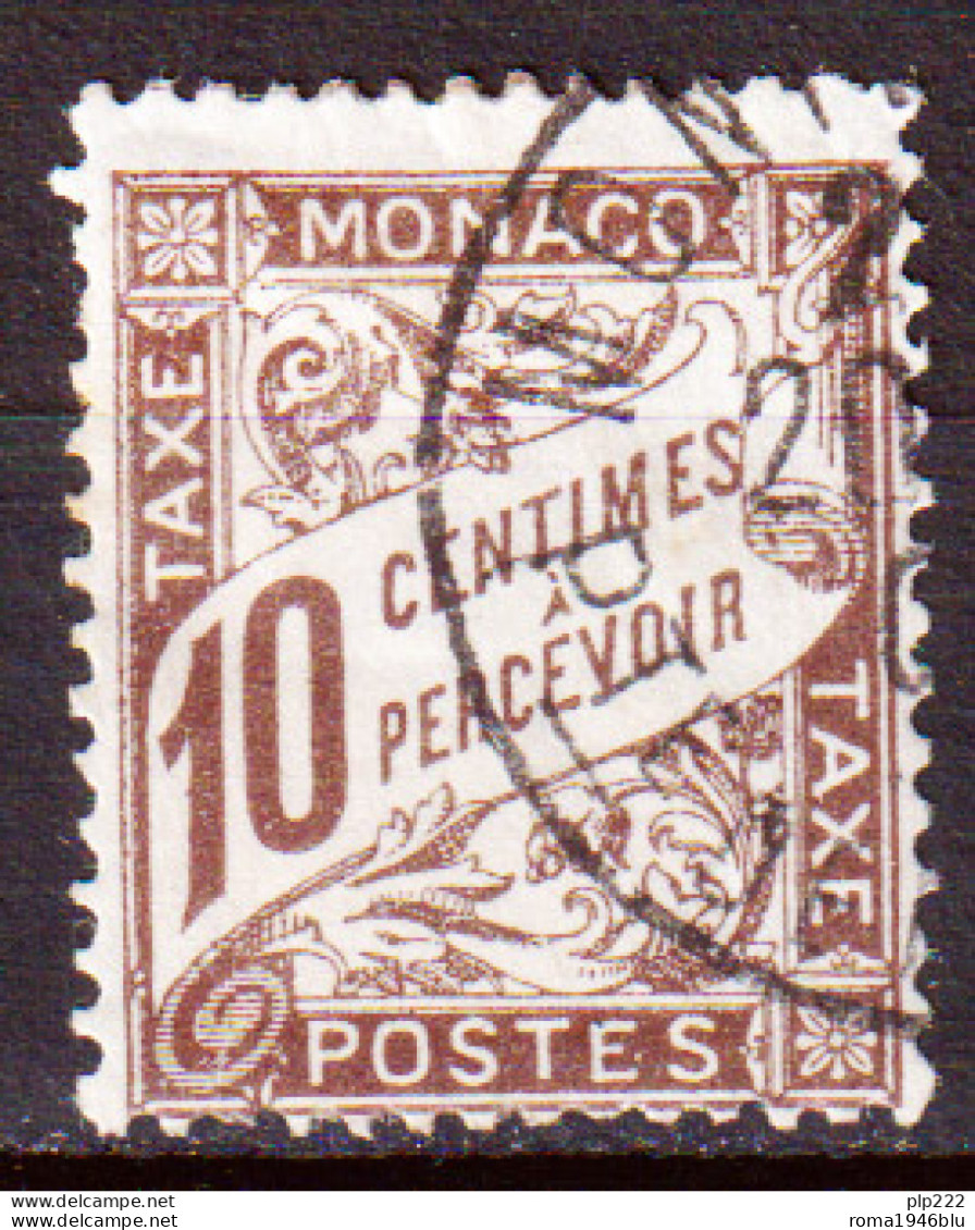 Monaco 1905 Segnatasse Unif.4 O/used VF/F - Strafport