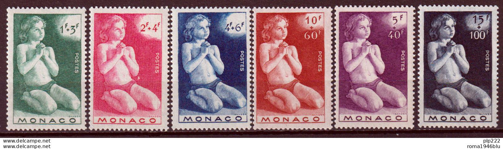 Monaco 1946 Unif. 287/92 **/MNH VF - Unused Stamps