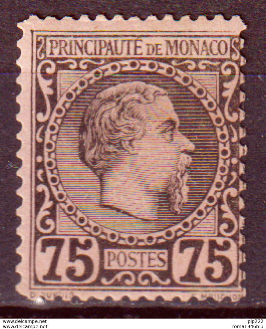 Monaco 1885 Unif.8 */MVLH VF/F - Neufs