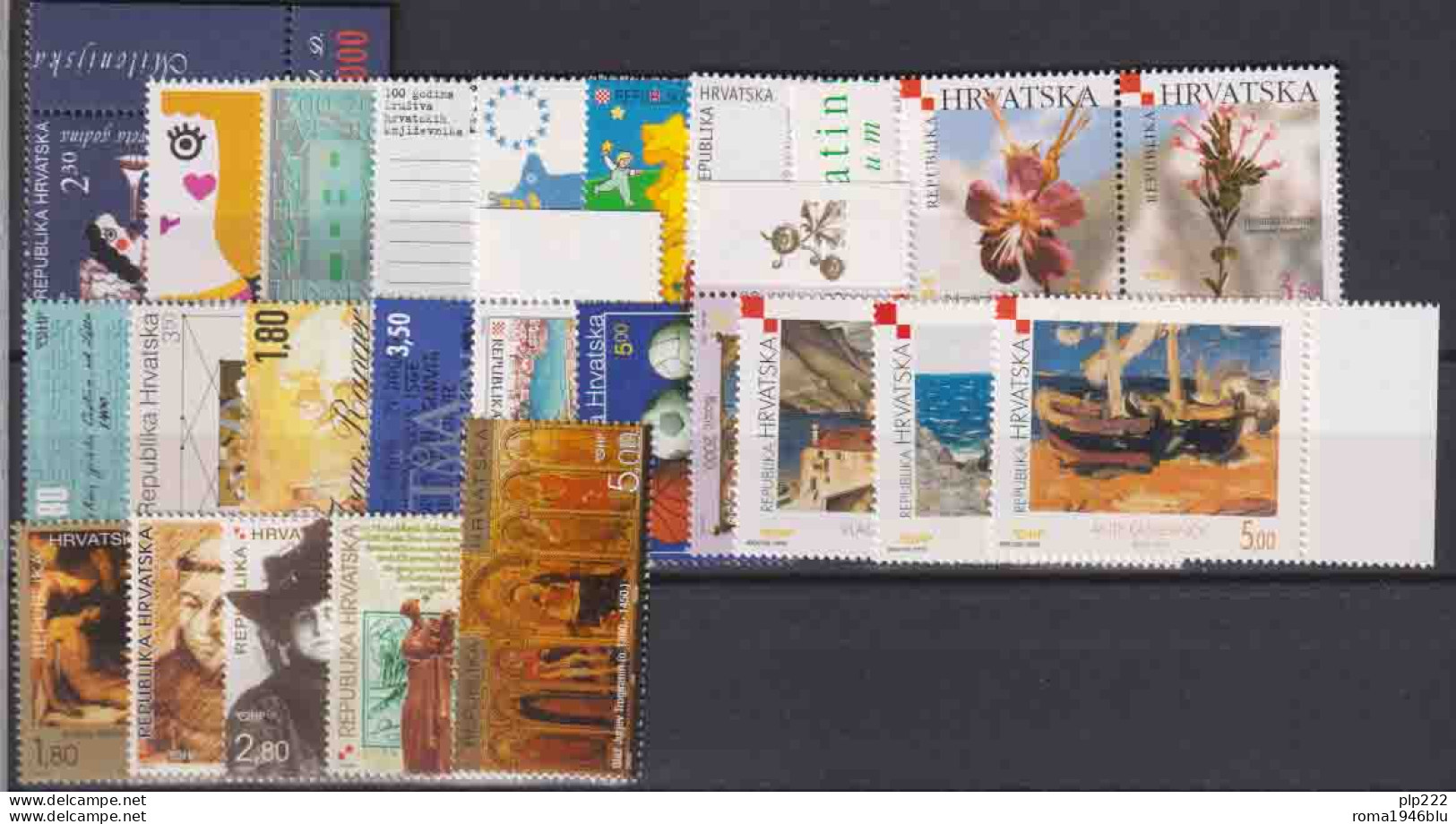 Croazia 2000 Annata Quasi Completa / Almost Complete Year Set **/MNH VF - Croatia