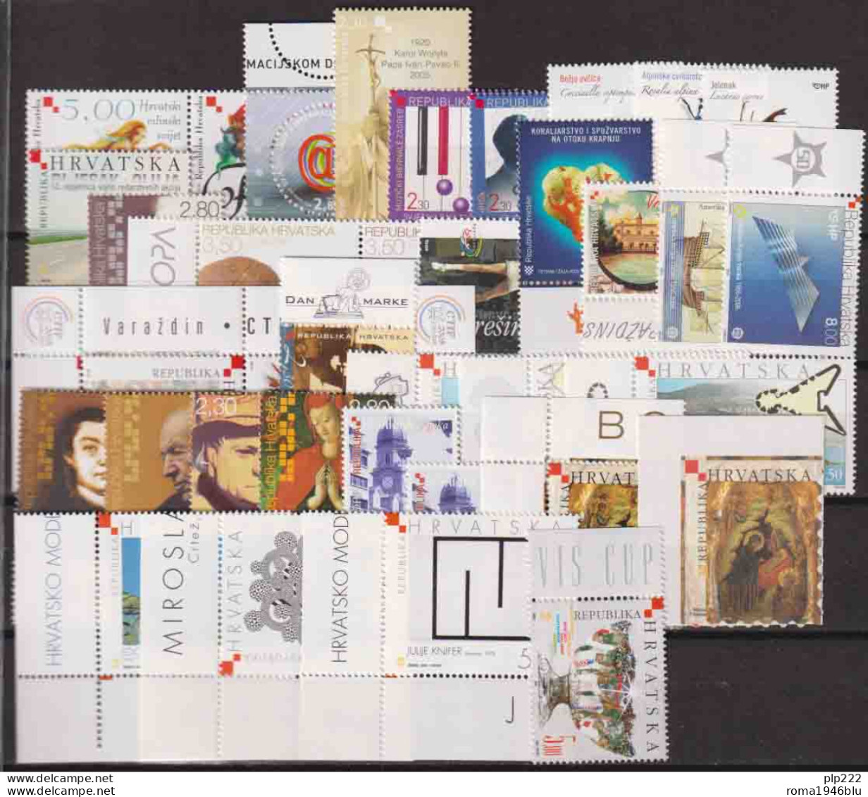 Croazia 2005 Annata Quasi Completa / Almost Complete Year Set **/MNH VF - Croatia