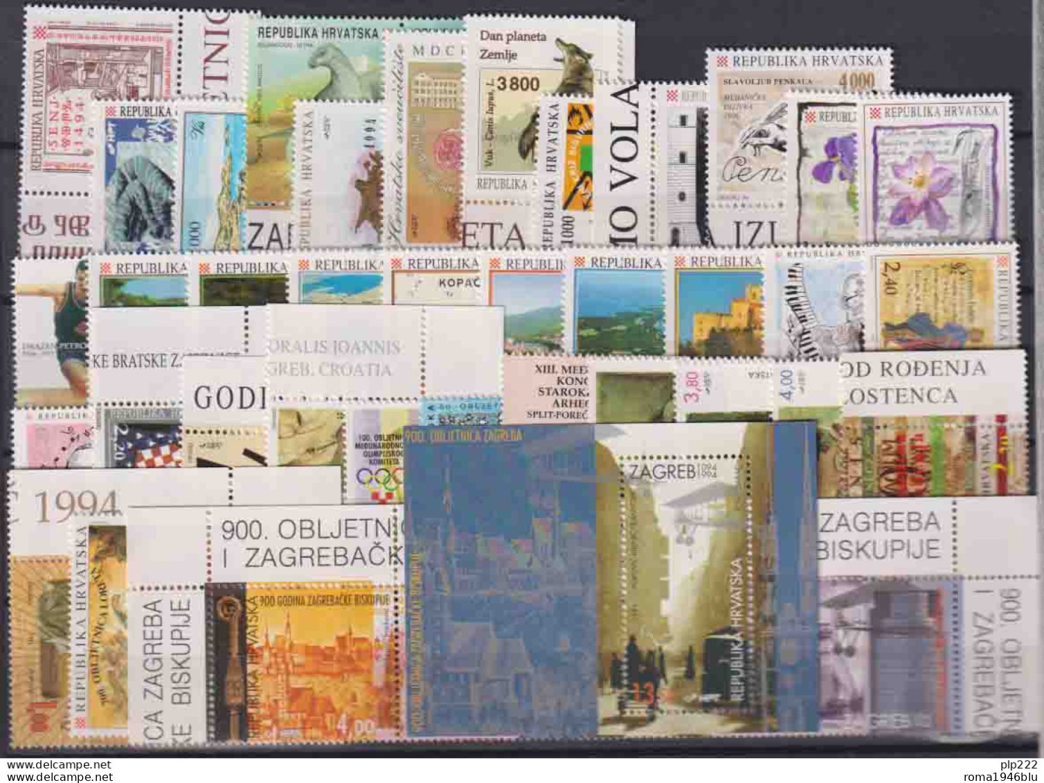 Croazia 1994 Annata Completa / Complete Year Set **/MNH VF - Croatia