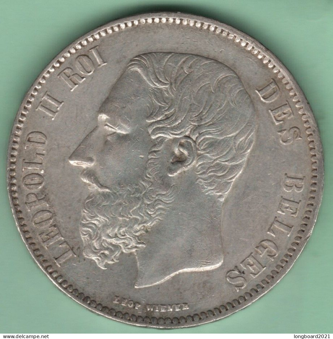 BELGIUM - 5 FRANCS 1872 - 5 Francs