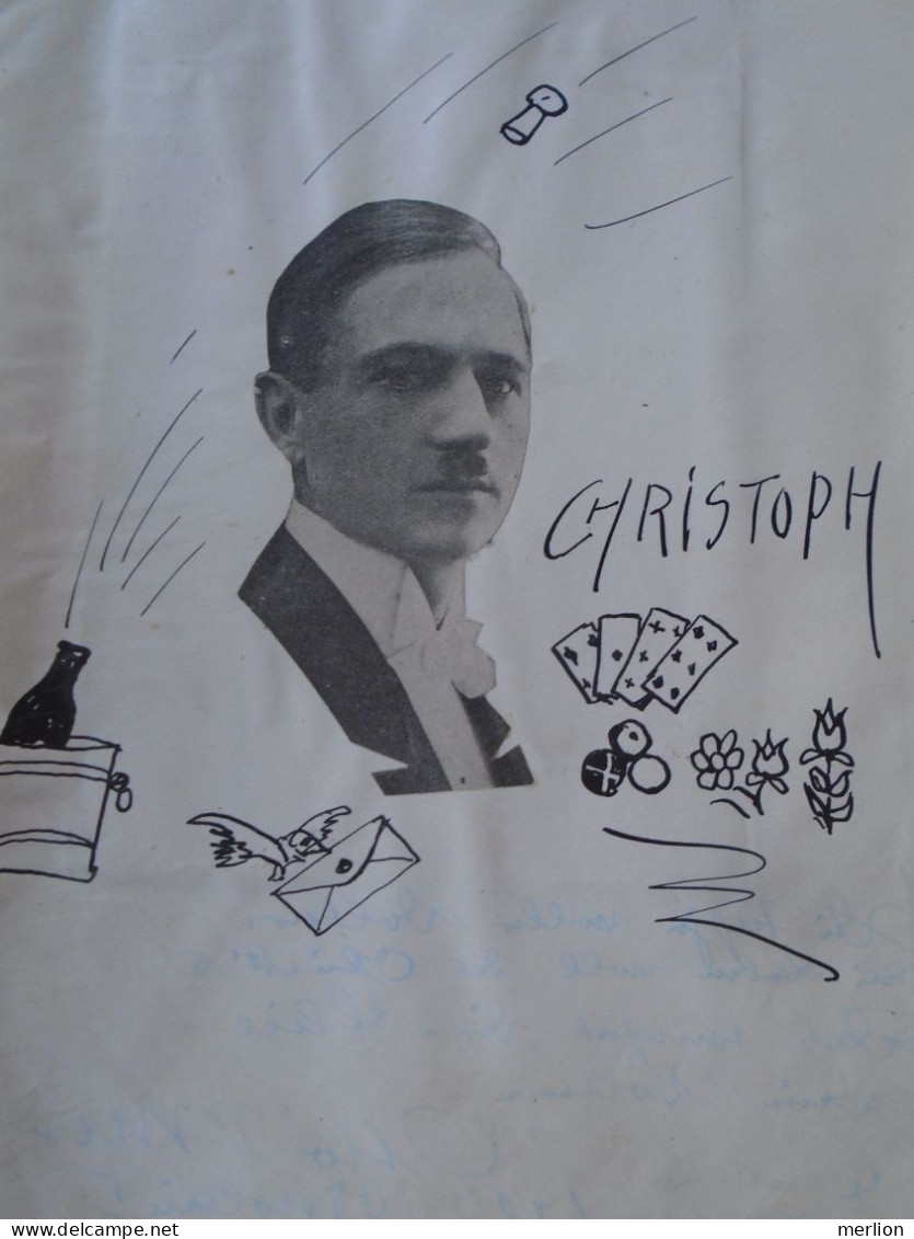 ZA452.16  Circus  Memorabilia - Christoph  - Breslau Künstlerspiele 1922 - Autograph- Otto MIx Photo And Autograph - Schauspieler Und Komiker