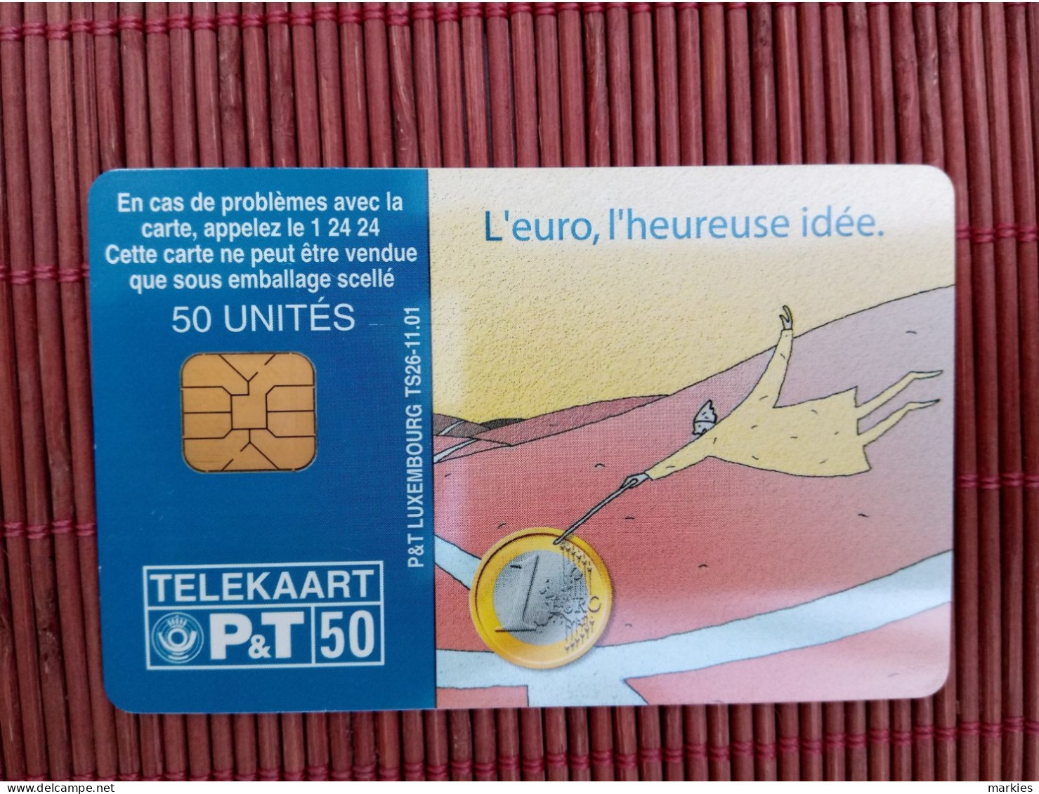 Phonecard Luxemburg TS 26 Used - Luxembourg