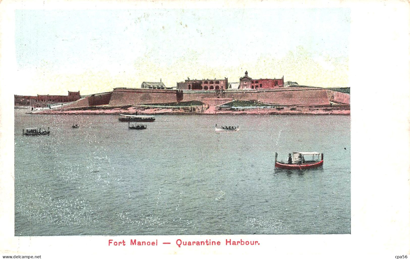 MALTA 1900 - FORT MANOEL - Quarantine Harbour - Malte