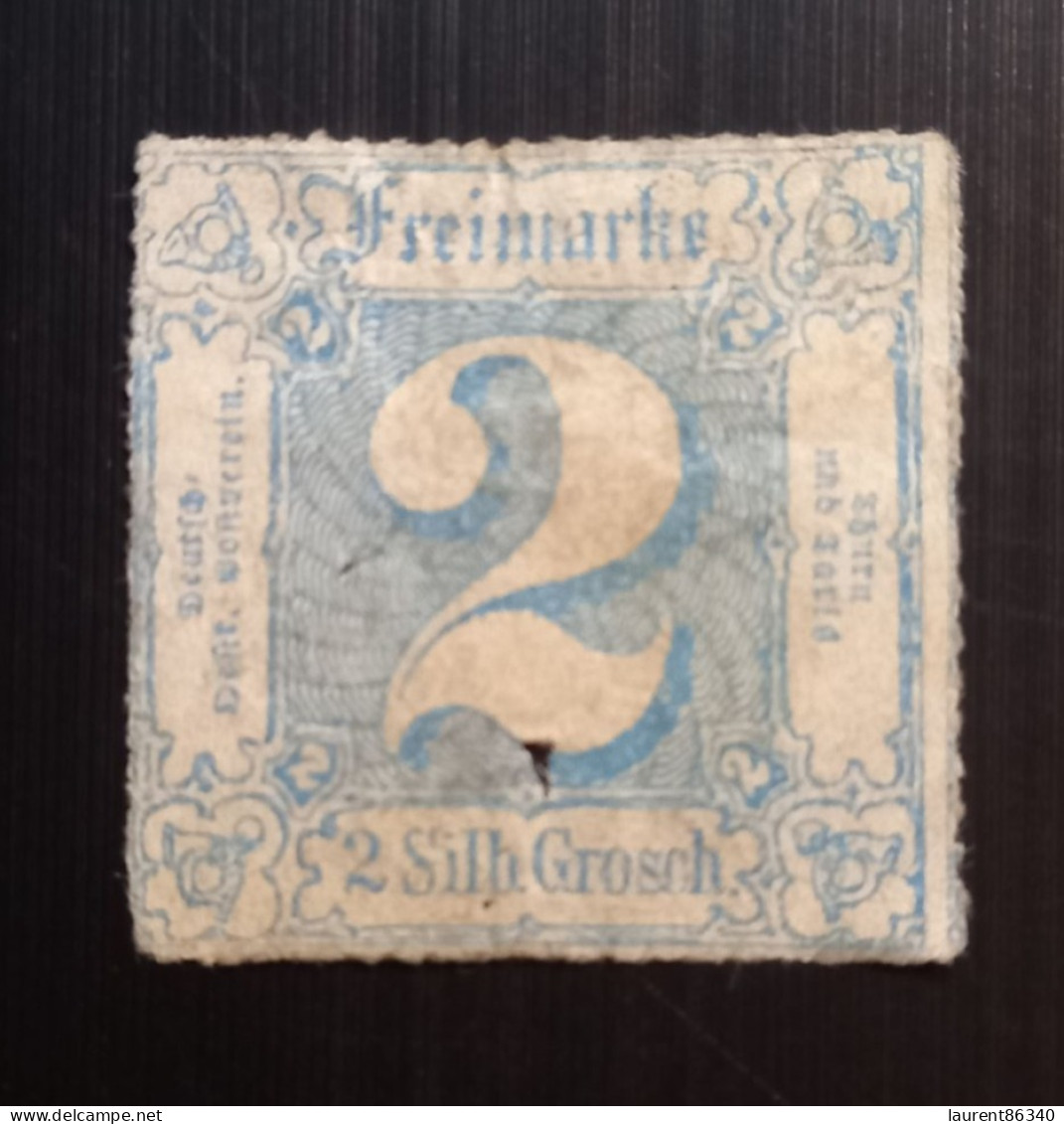 Empire Allemand 1867 Thurn Et Taxis 49 Avec Charnière District Sud 39 Neuf - Dienstzegels