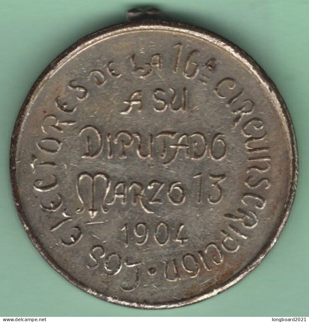 ARGENTINA - MEDAL 1904 Dr. CARLOS DELGASSE - Otros & Sin Clasificación