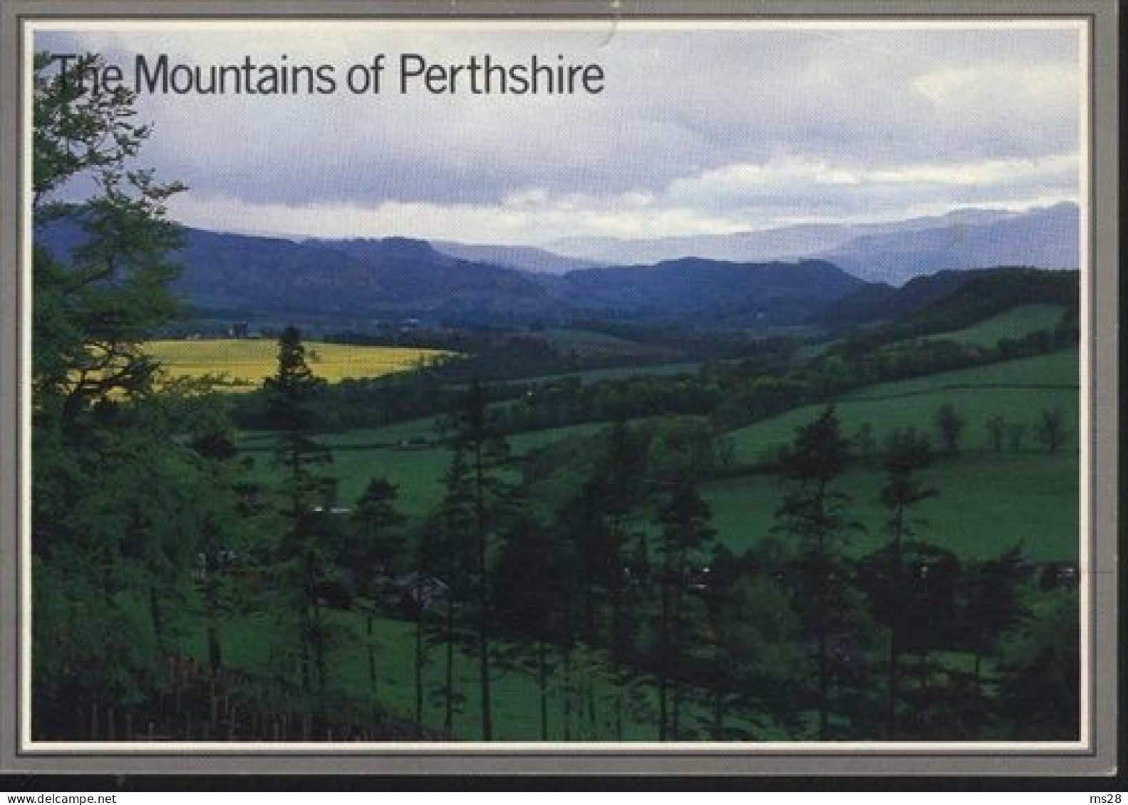 Great Britain  Postcard Mountains Of Pertshire - Perthshire