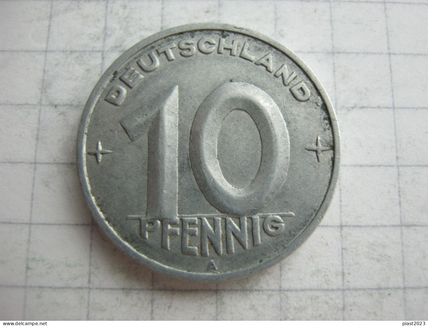 Germany DDR 10 Pfennig 1949 A - 10 Pfennig