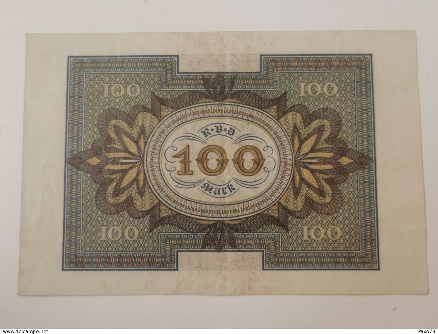 Billet Allemagne, 100 Marks 1920 - 100 Mark