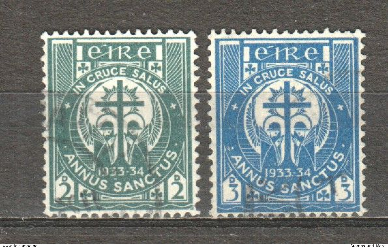 Ireland Eire 1933 Mi 59-60 Canceled (1) - Used Stamps