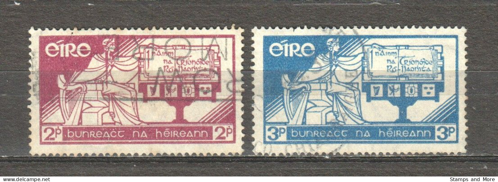 Ireland Eire 1958 Mi 140-141 Canceled - Used Stamps