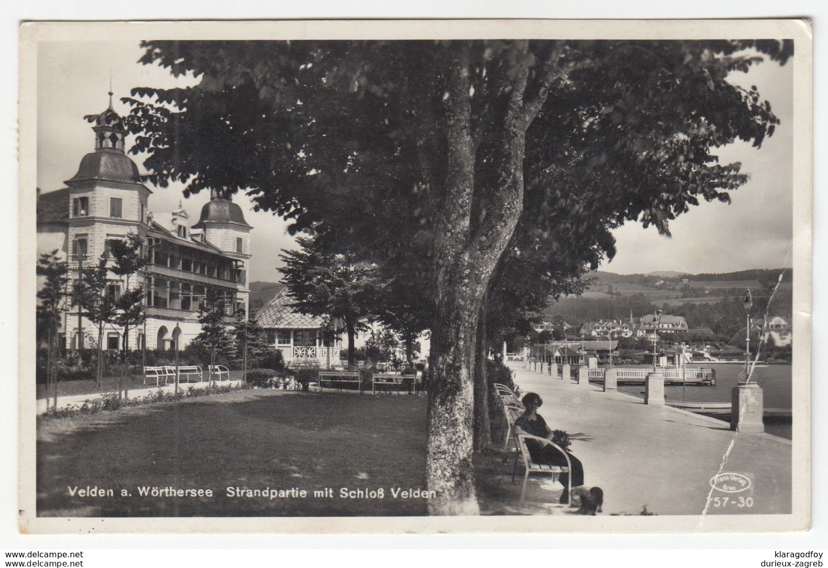 Velden Am Wörthersee Old Postcard Travelled 1935 B181201 - Velden