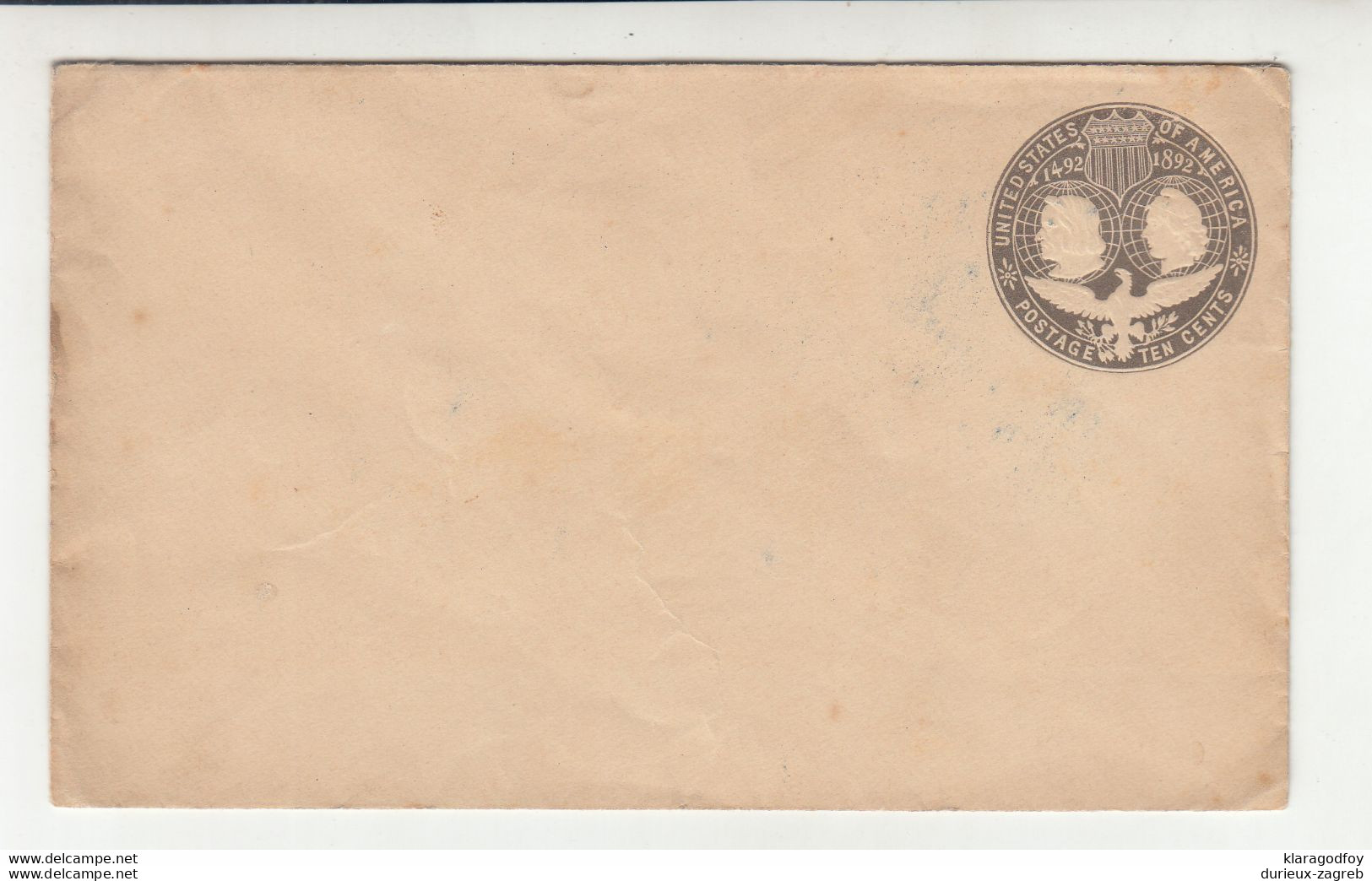 US Postal Stationery Letter Cover Unused B210820 - ...-1900