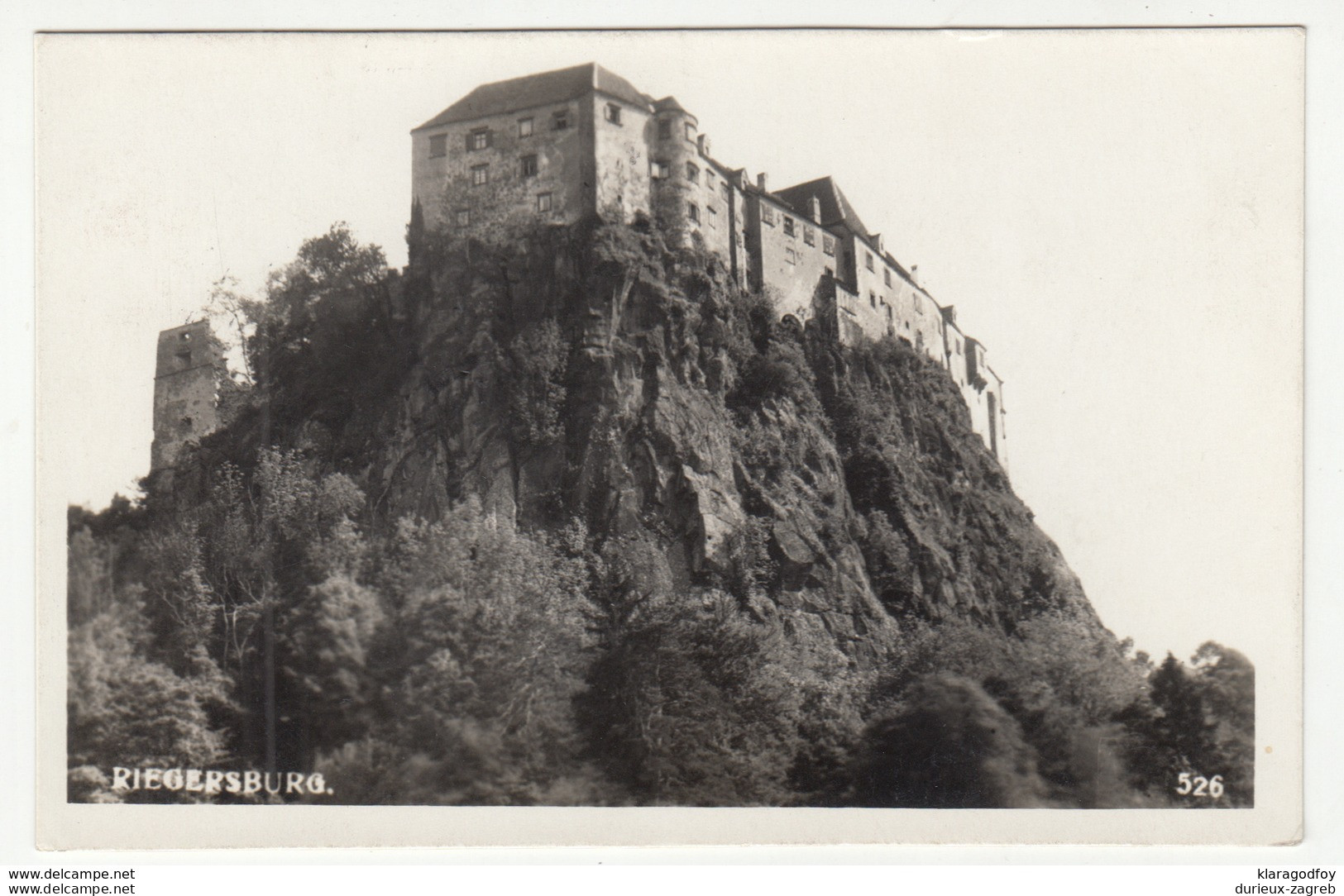 Riegersburg Castle Old Postcard Travelled 1930 B181025 - Riegersburg