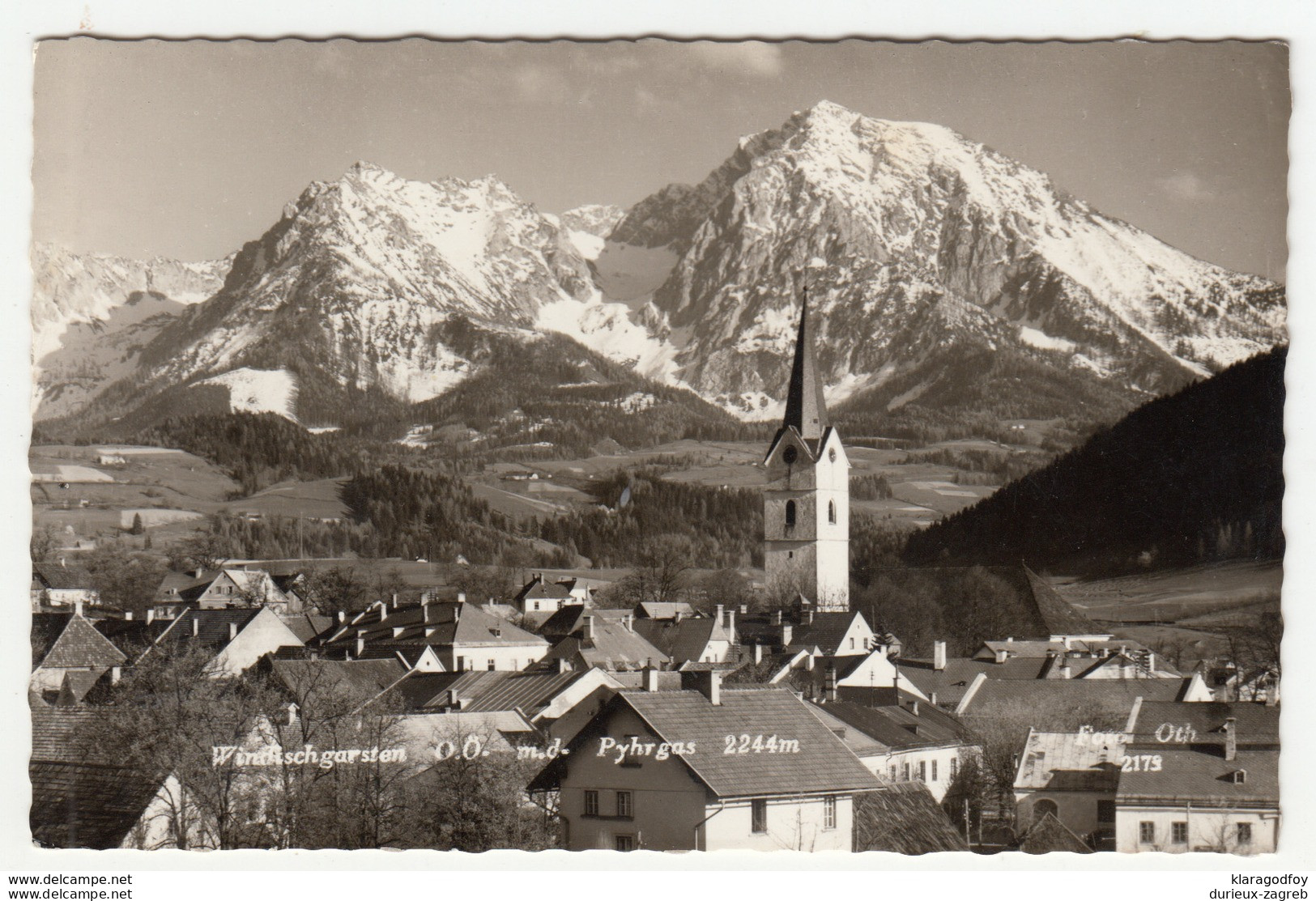 Windischgarsten Old Postcard Travelled 1966 B170720 - Windischgarsten