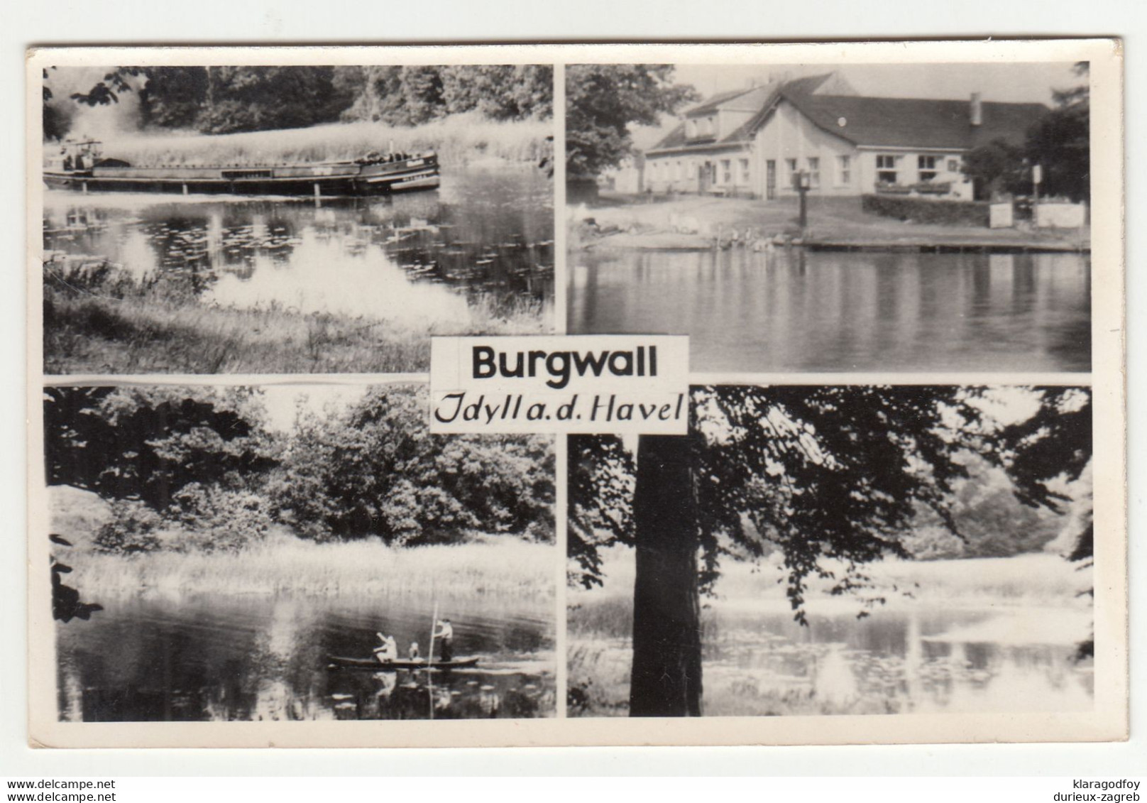 Burgwall, Idyll A.d. Havel Postcard Posted B210725 - Zehdenick