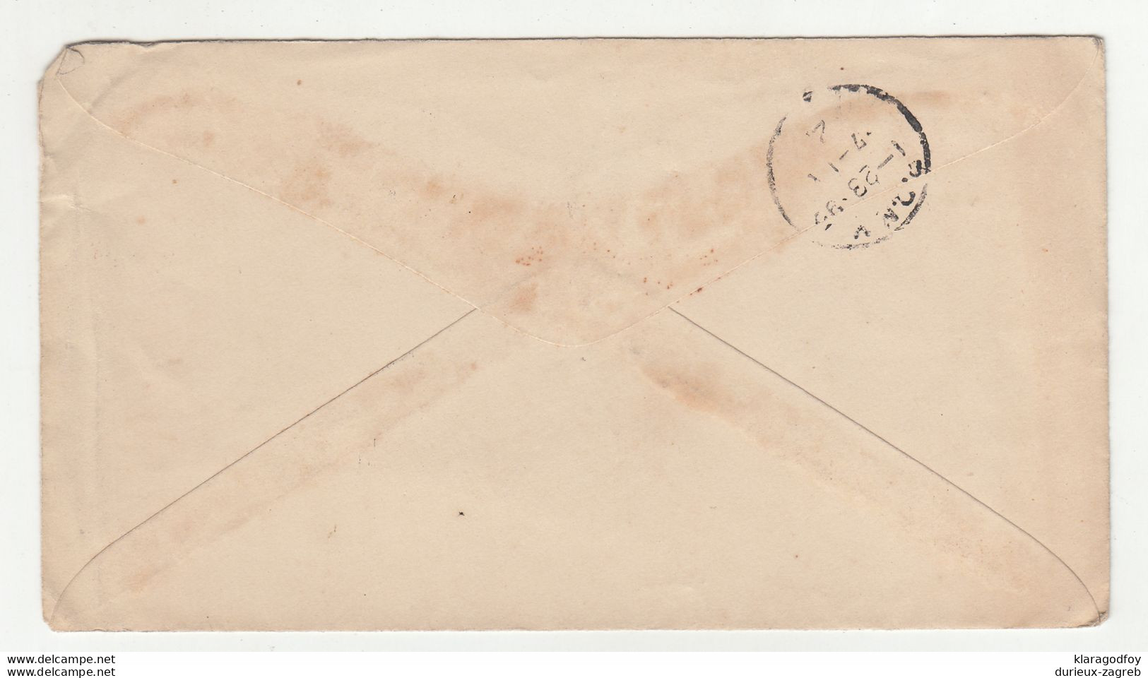 Girard Wrench Mfg. Co. Pre-printed Postal Stationery Letter Cover Posted 1895 Girard PA B210725 - ...-1900