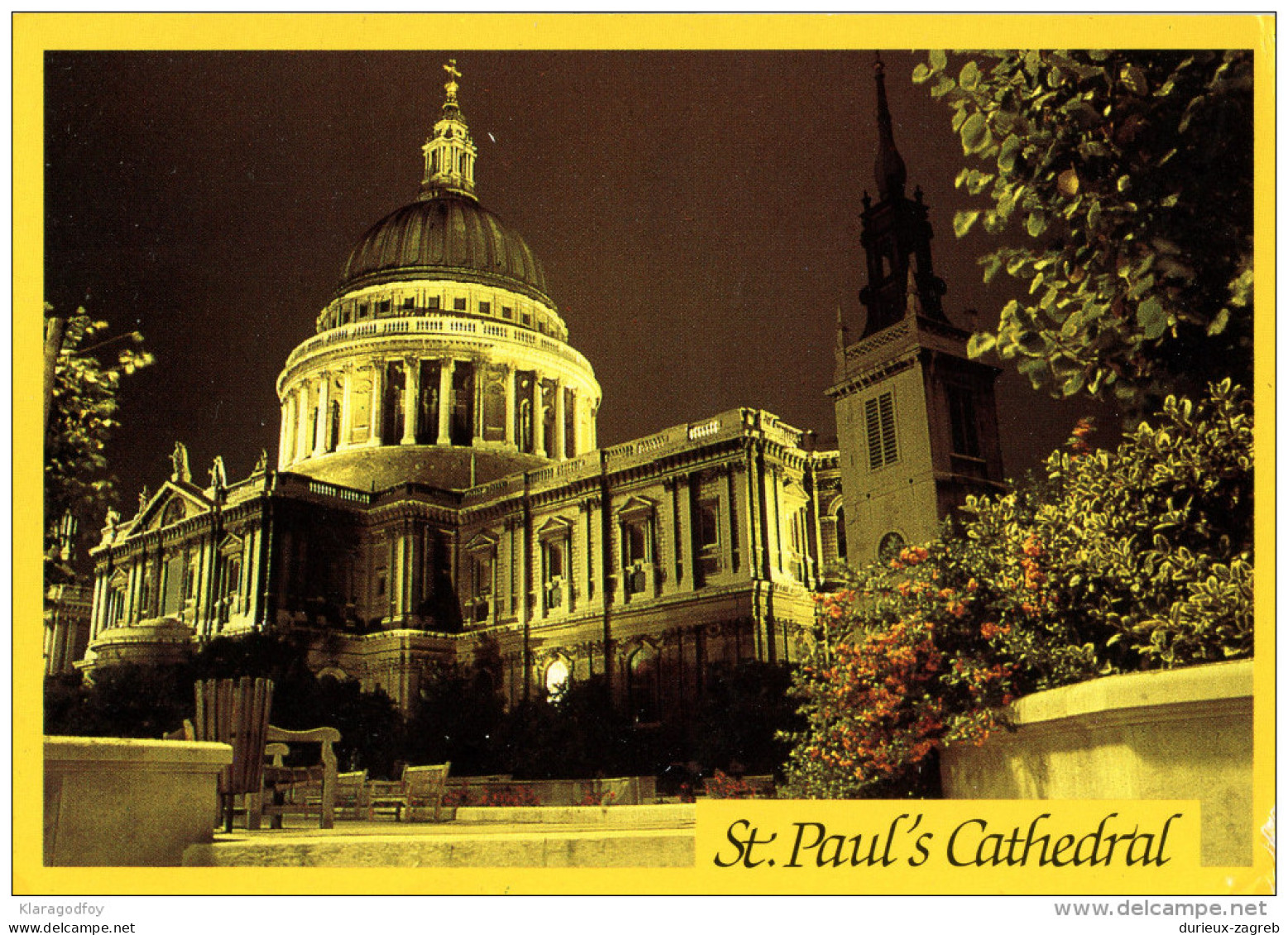 London, St. Paul Cathedral, Old Postcard Travelled ? Bb 150925 - St. Paul's Cathedral