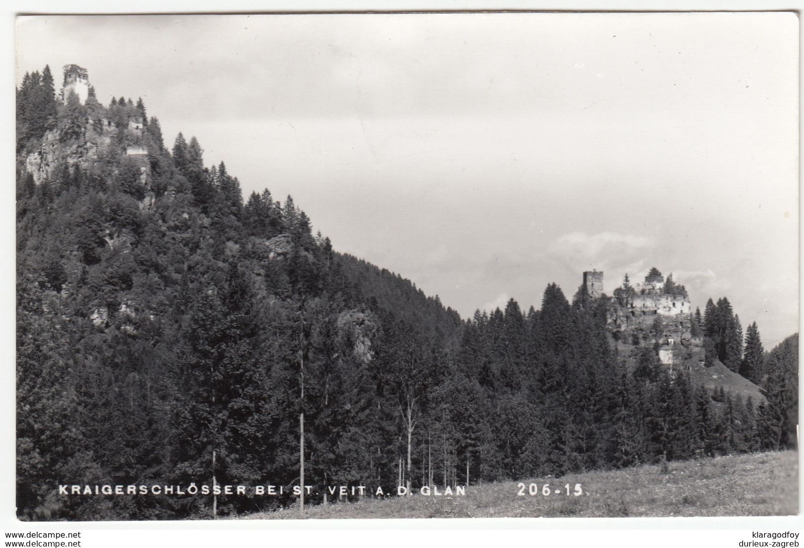 Kraiger Schlösser Bei Sankt Veit An Der Glan Old Postcard Unused B171025 - St. Veit An Der Glan