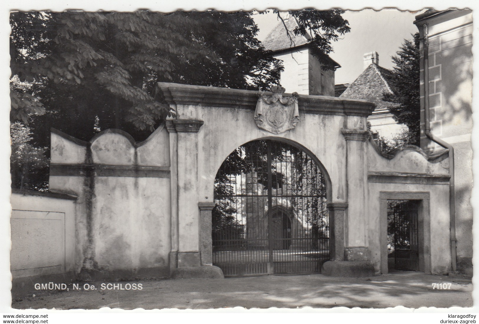 Gmünd Old Postcard Travelled 1961 B171025 - Gmünd