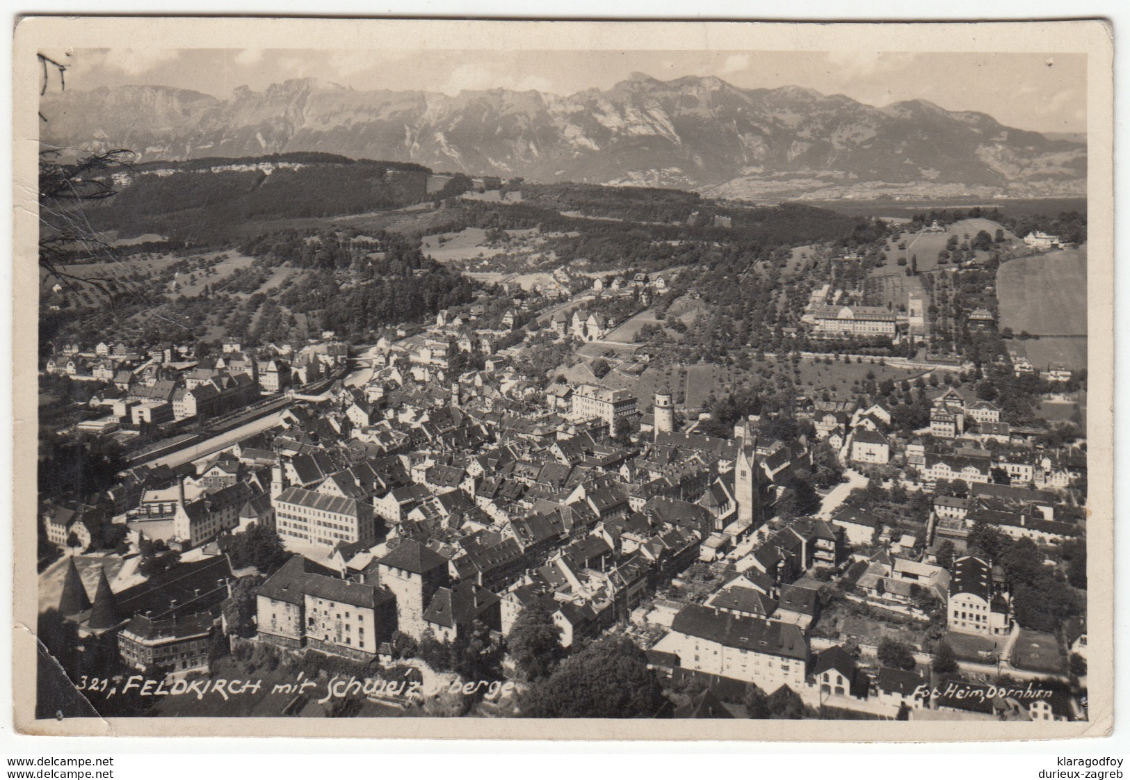 Feldkirch Old Postcard Travelled B171025 - Feldkirch