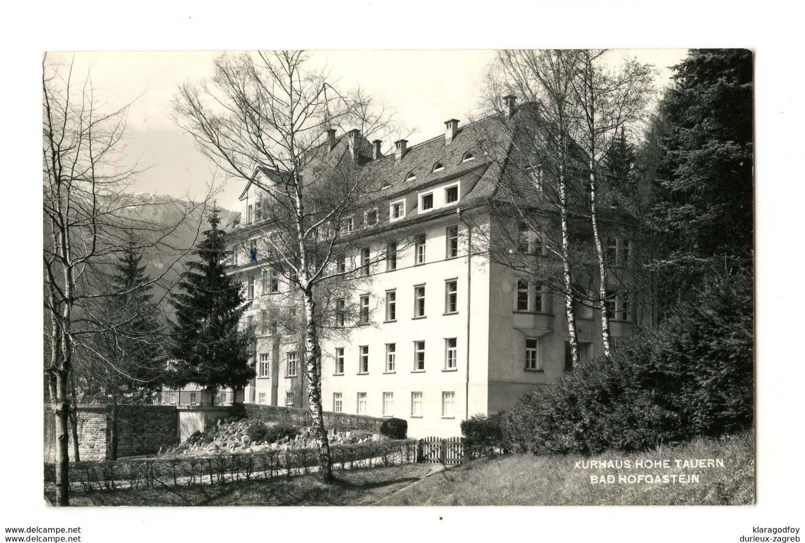 Bad Hofgastein Postcard Posted 1959 Special Pmk B200801 - Bad Hofgastein