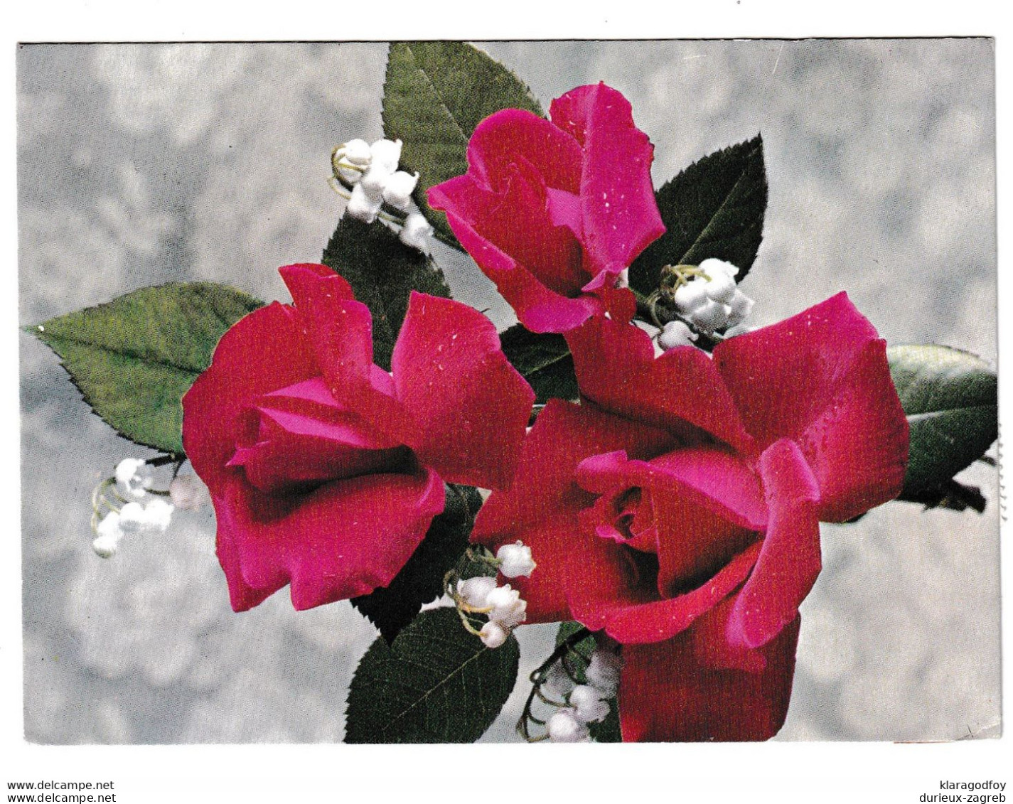 Yugoslavia Multifranked Roses Postcard Posted Registered 1979 Feketić To Germany B210410 - Storia Postale