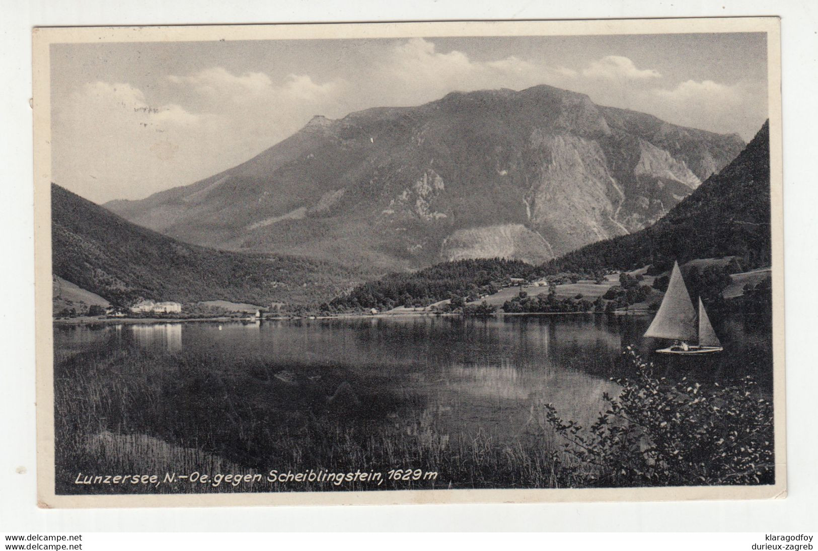 Lunzer See Old Postcard Posted 1933 Lunz Am See Pmk B210220 - Lunz Am See