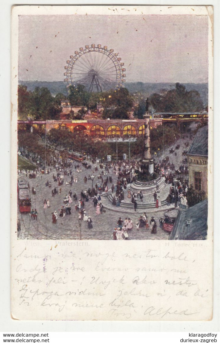 Wien, Praterstern (H. Tomec) Old Postcard Posted? B210220 - Prater