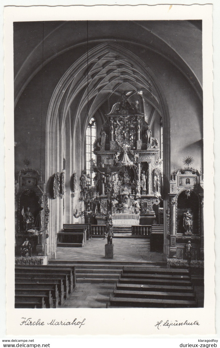 Kirche Mariahof Old Postcard Unused B170605 - Neumarkt