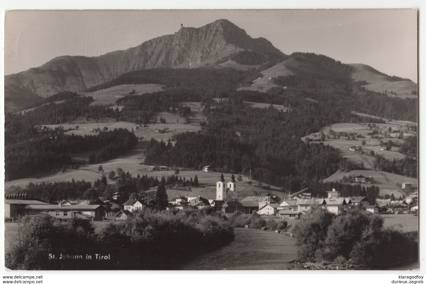 St. Johann In Tirol Old Postcard Travelled 1960 B170605 - St. Johann In Tirol