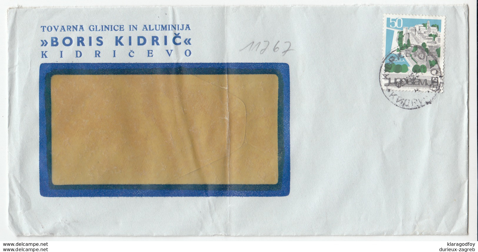 Yugoslavia, Boris Kidri&#x10D; Company Letter Cover Travelled 1963 Kidri&#x10D;evo To Thoerl B170429 - Lettres & Documents