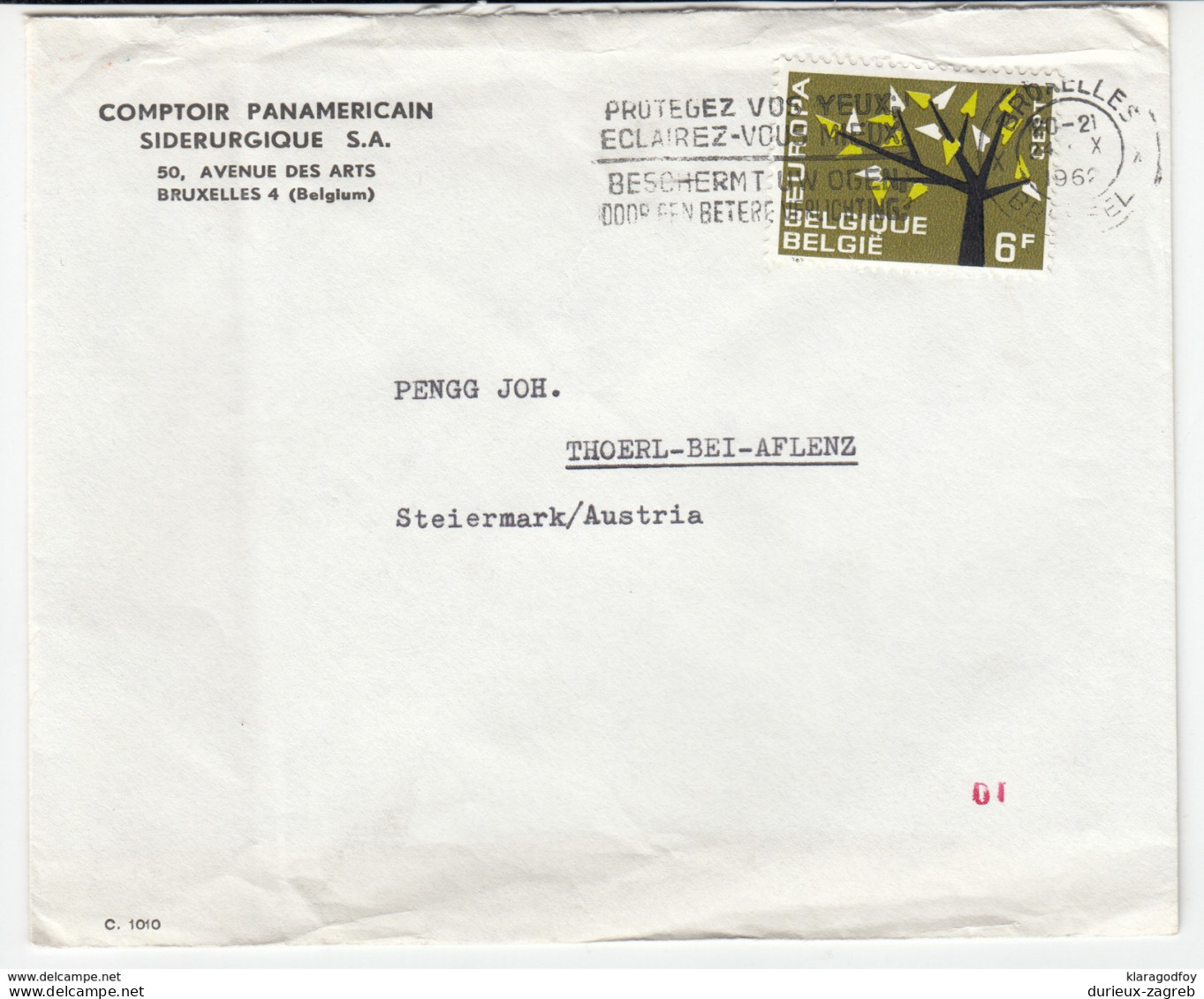 Belgium, Letter Cover Travelled 1962 B170429 - 1962