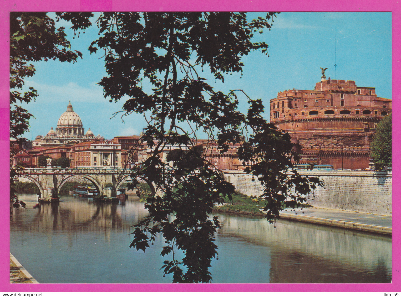 298111 / Italy  Roma (Rome) - St. Angelo Bridge And Castle Ponte E Castel S. Angelo PC 545 Italia Italie Italien Italie - Pontes