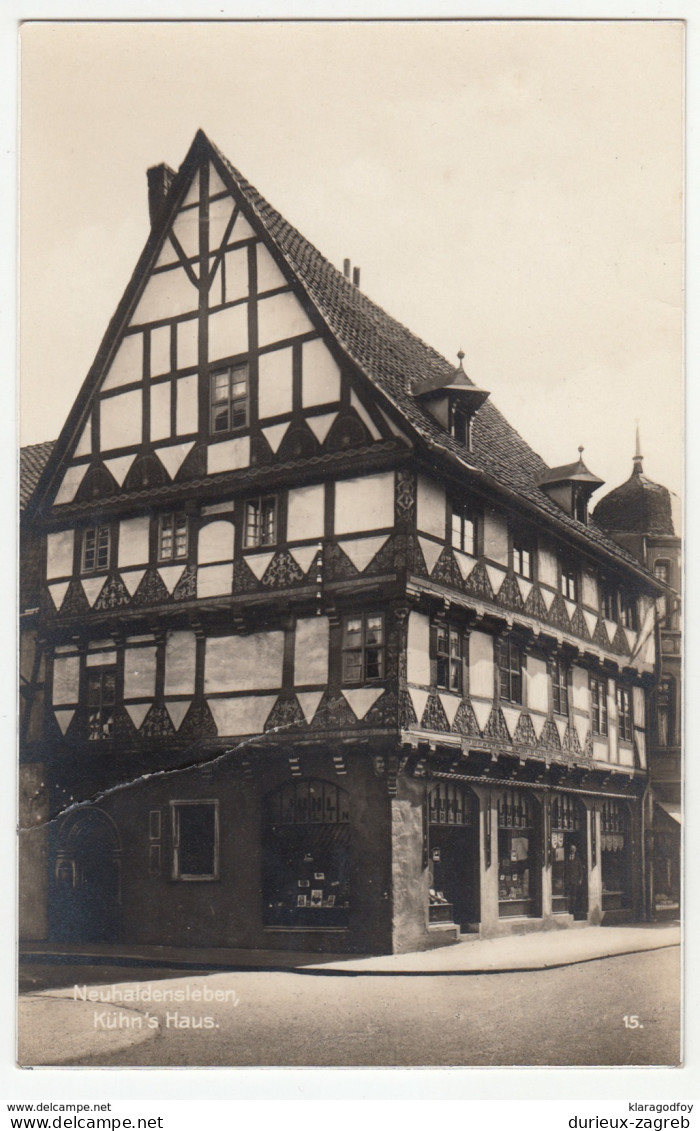 Neuhaldensleben, Kühn's Haus  Old Postcard Unused B170602 - Haldensleben