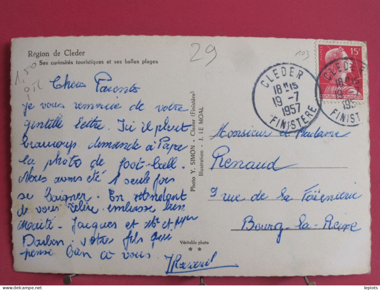 Visuel Pas Très Courant - 29 - Région De Cléder - Ses Curiosités Touristiques Et Ses Belles Plages - 1957 - Cléder