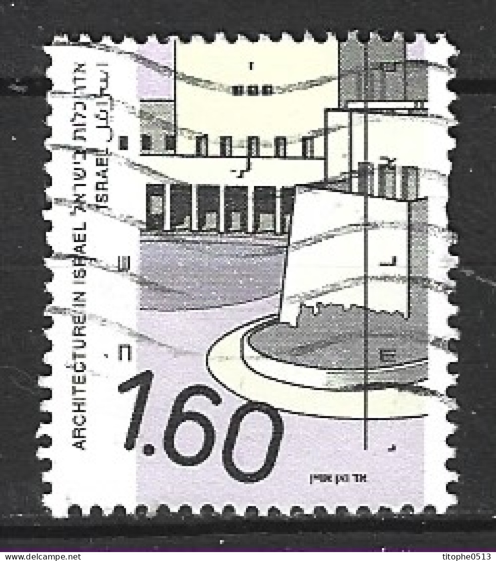 ISRAËL. N°1162 De 1992 Oblitéré. Immeuble Des Institutions Nationales. - Gebruikt (zonder Tabs)