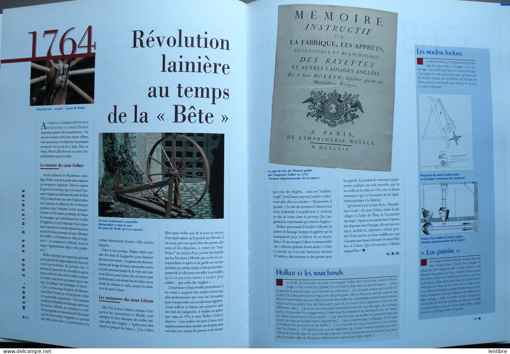 MENDE, 2000 ANS d’HISTOIRE. Ouvrage collectif. Editions Privat. 2003.