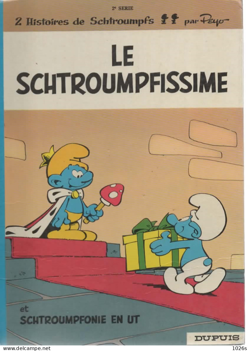 B.D.LE SCHTROUMPFISSIME & SCHTROUMPFONIE EN UT  - 1978 - Schtroumpfs, Les