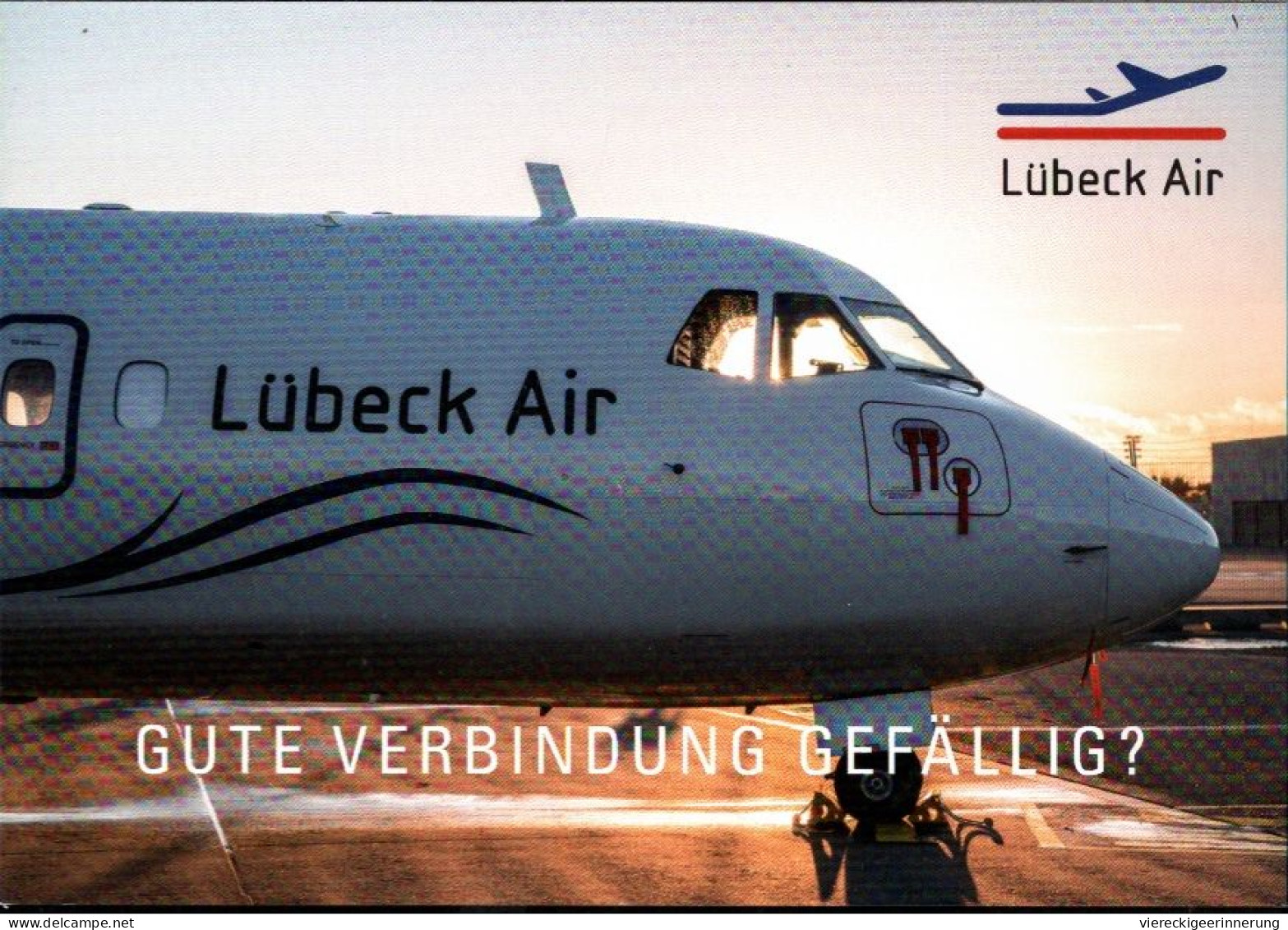 ! Moderne Ansichtskarte Lübeck Air , Flugzeug - 1946-....: Moderne