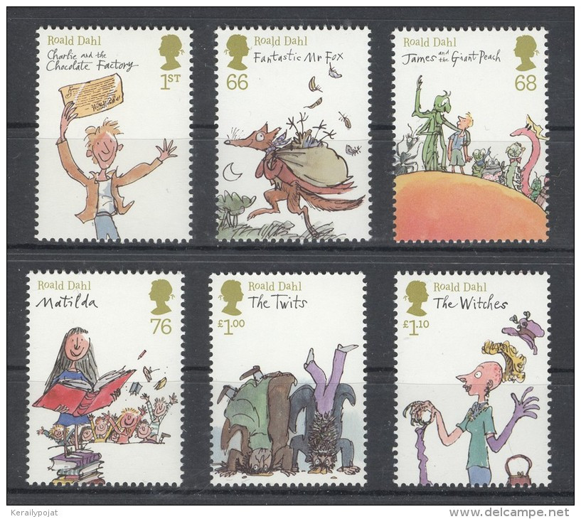 Great Britain - 2012 Roald Dahl MNH__(TH-1783) - Unused Stamps