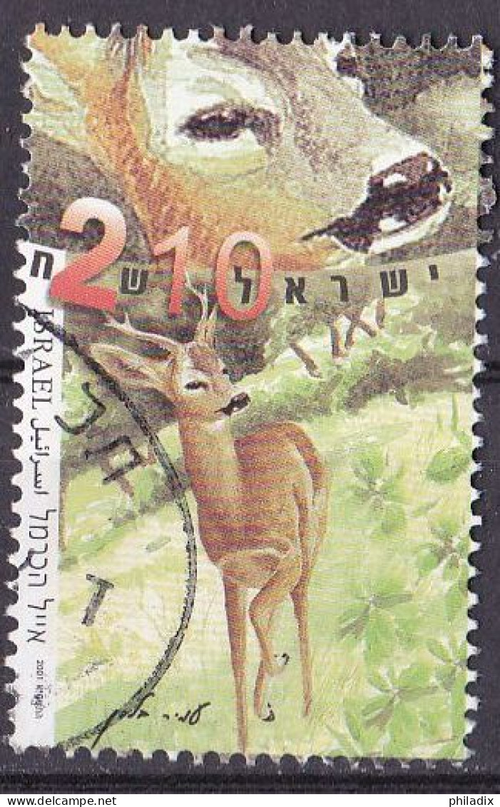 Israel Marke Von 2001 O/used (A3-36) - Gebraucht (ohne Tabs)