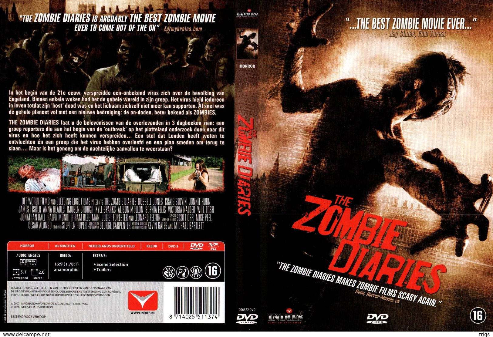 DVD - The Zombie Diaries - Horreur