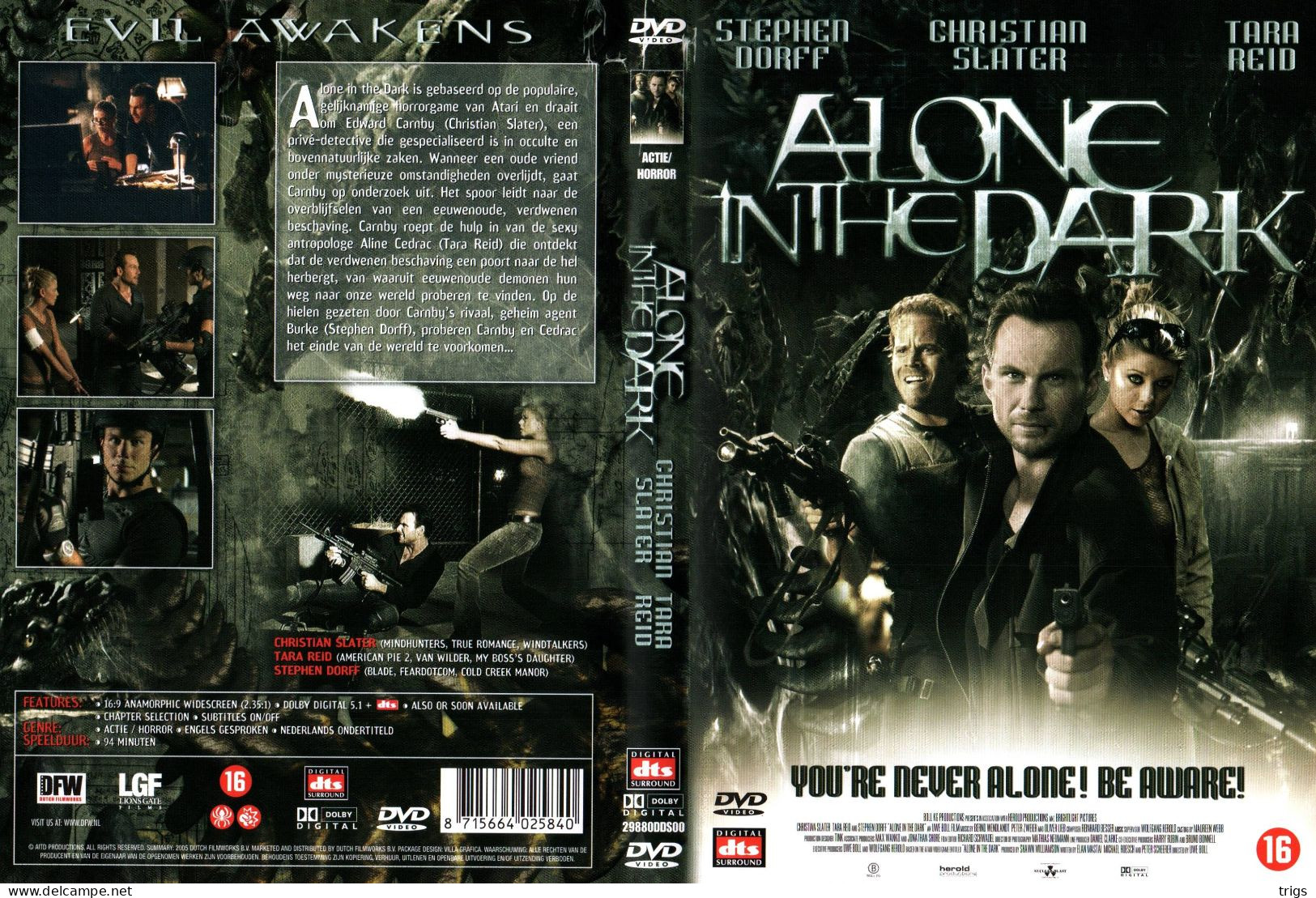 DVD - Alone In The Dark - Horreur