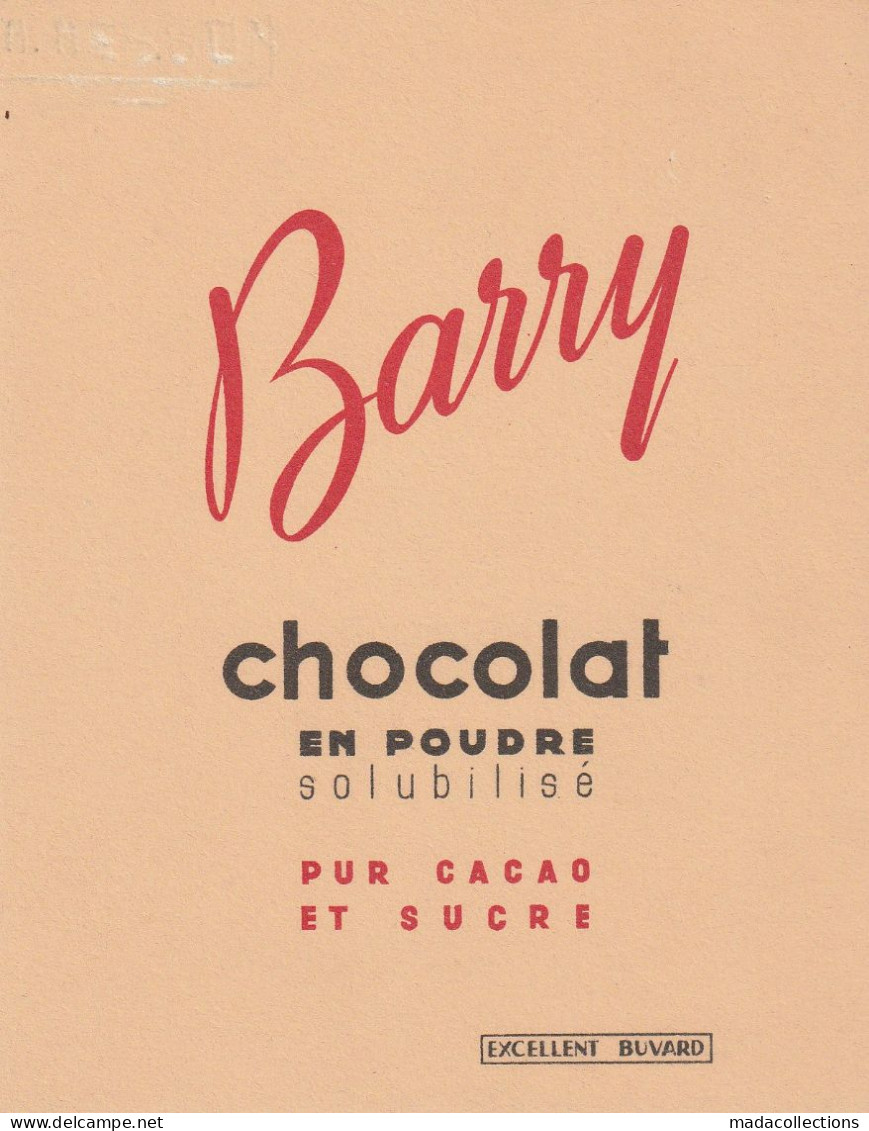 Buvard - Chocolat En Poudre Barry - Cacao