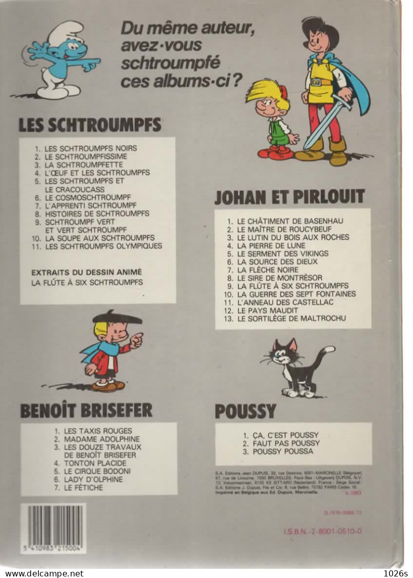 B.D. LA SOUPE AUX SCHTROUMPFS &  SCHTROUMPFERIES  -  E.O.1976 - Schtroumpfs, Les