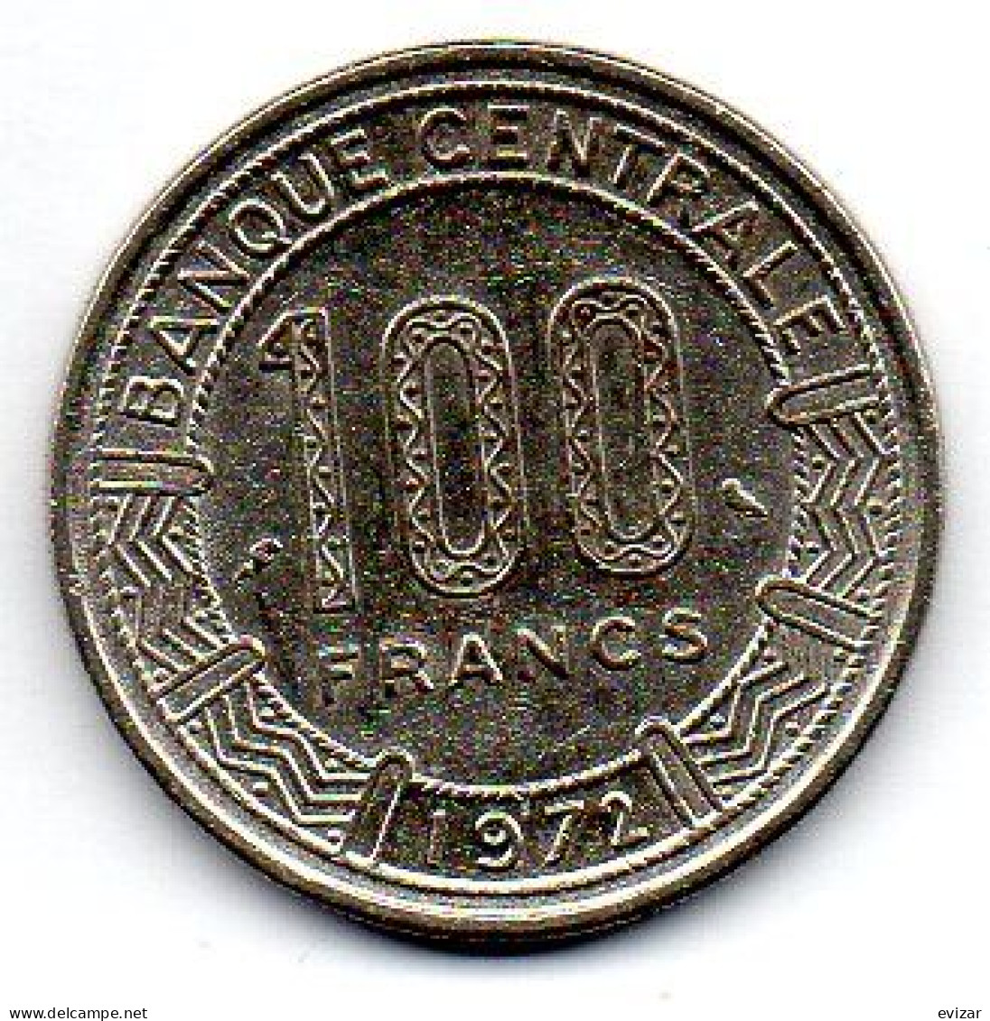 CAMEROUN, 100 Francs, Nickel, Year 1972, KM # 16 - Cameroun