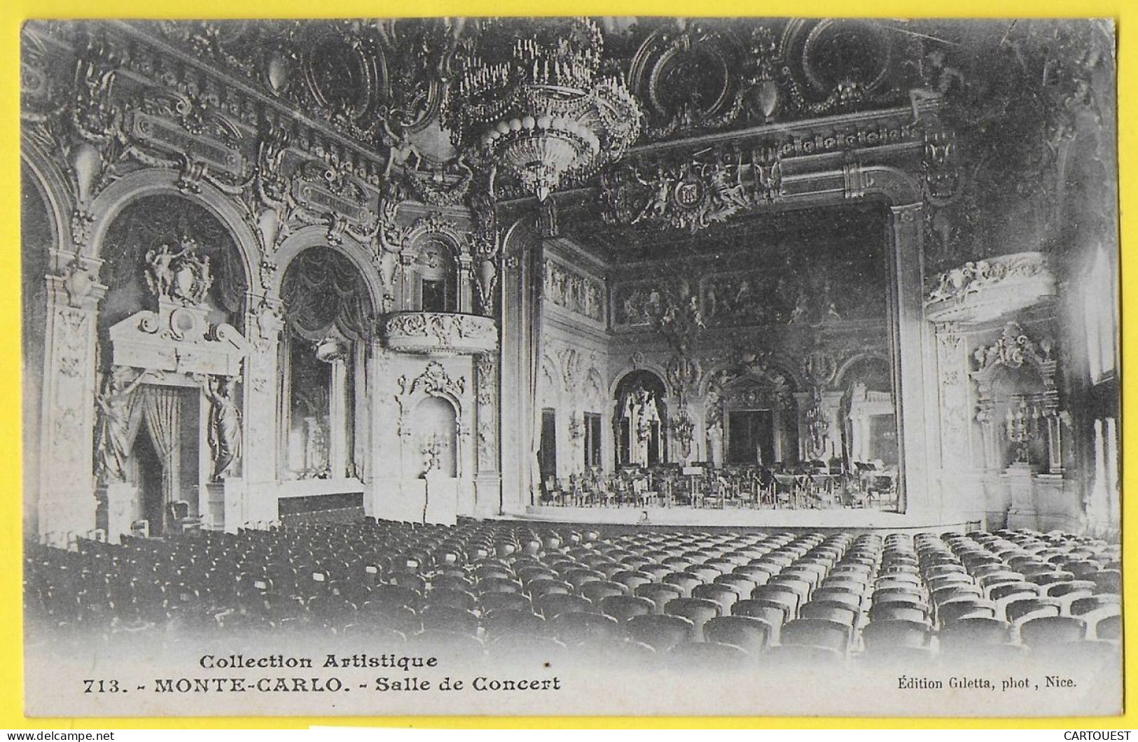MONTE CARLO Salle De Concert - 1905 - Teatro De ópera